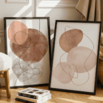 Beige Abstract Wall Art