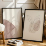 Beige Leaf Wall Art